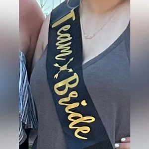 Team Bride Sashes
